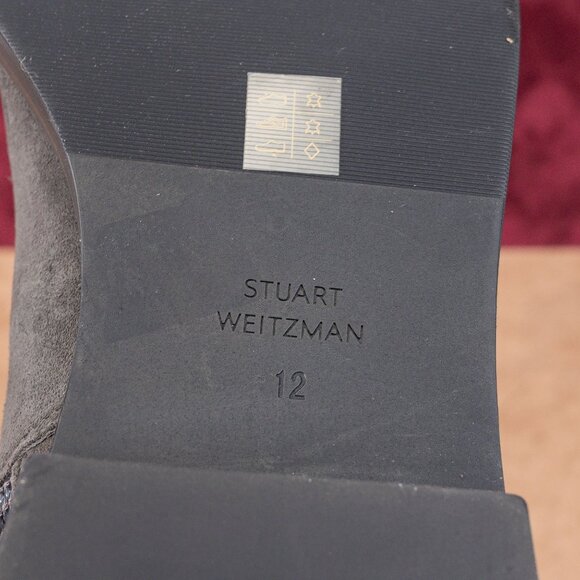 Stuart Weitzman Women Kye Zip Fashion Dress Office Ankle Boots sz 12 - Picture 7 of 9
